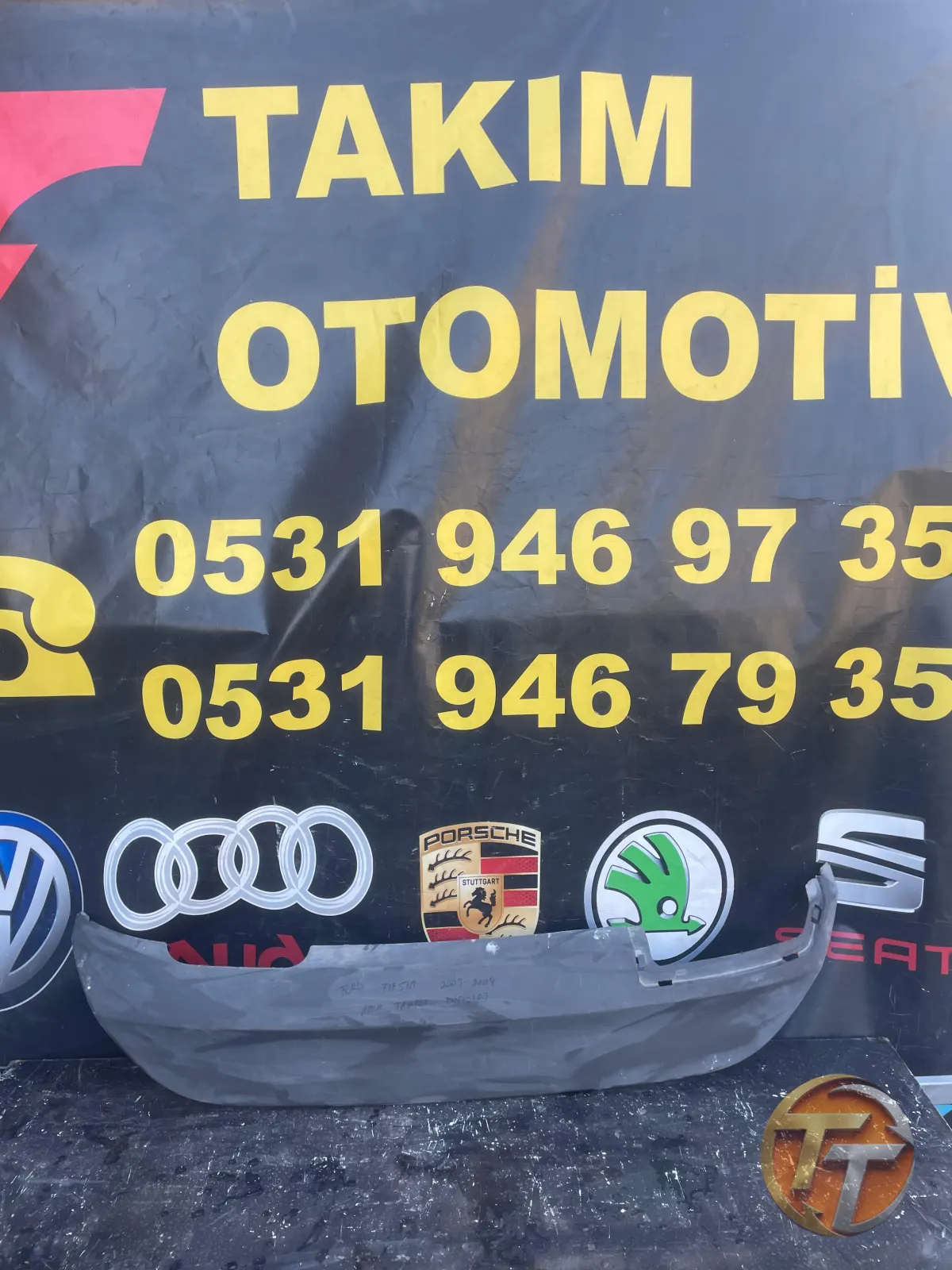 FORD FİESTA 2003-2008 ARKA TAMPON DİFİZÖRÜ