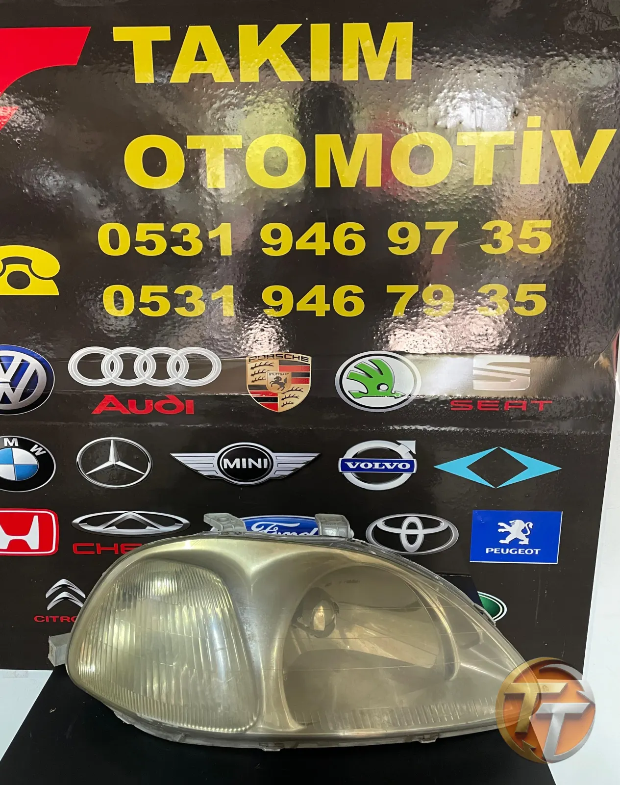 Honda Civic Sağ Far 033-6691