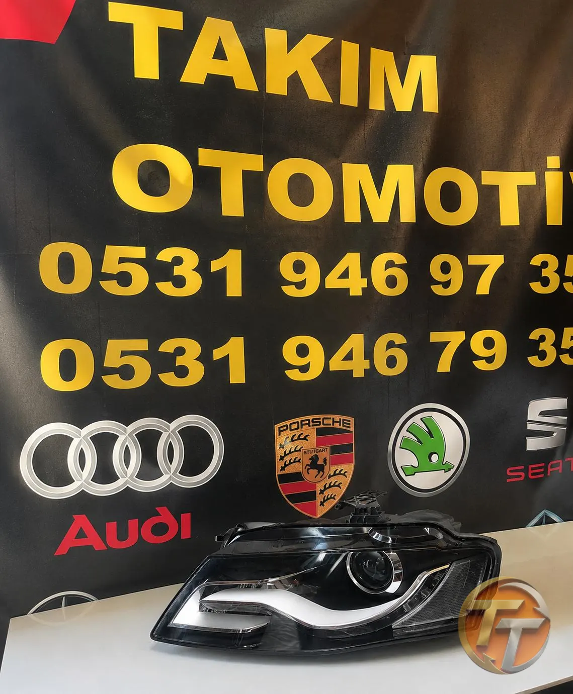 AUDİ A4 SOL FAR XENON LED 2008-2012