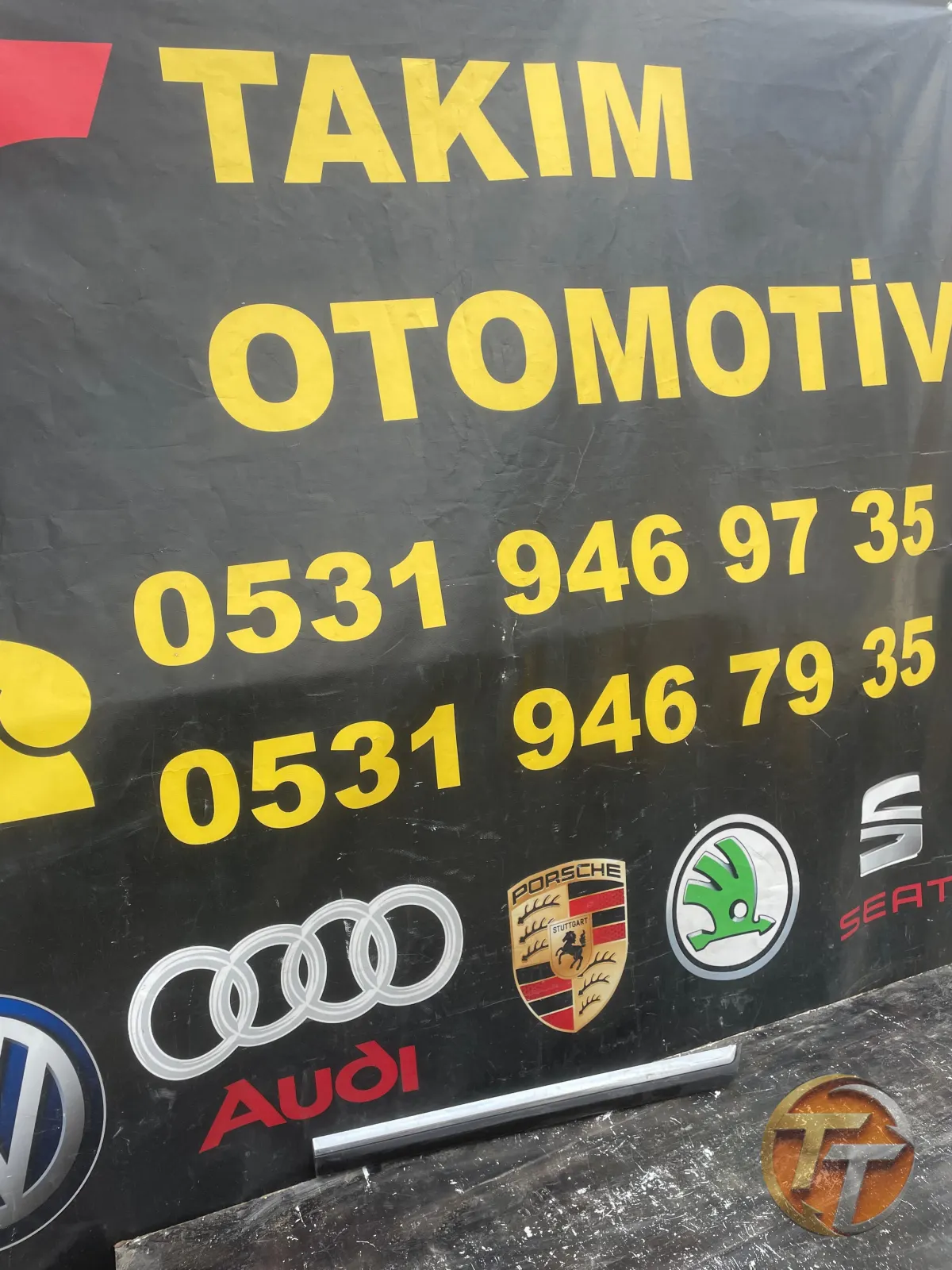 VOLKSWAGEN PASSAT B7 SOL ARKA KAPI BANDI