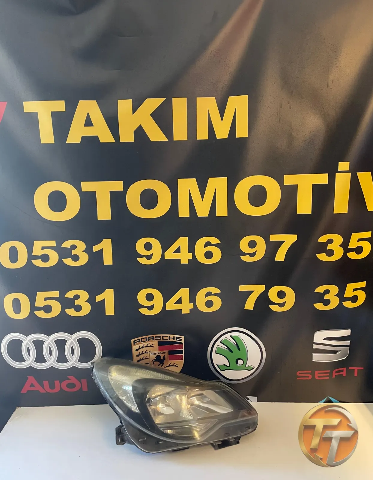 OPEL CORSA D MAKYAJLI KASA SAĞ FAR