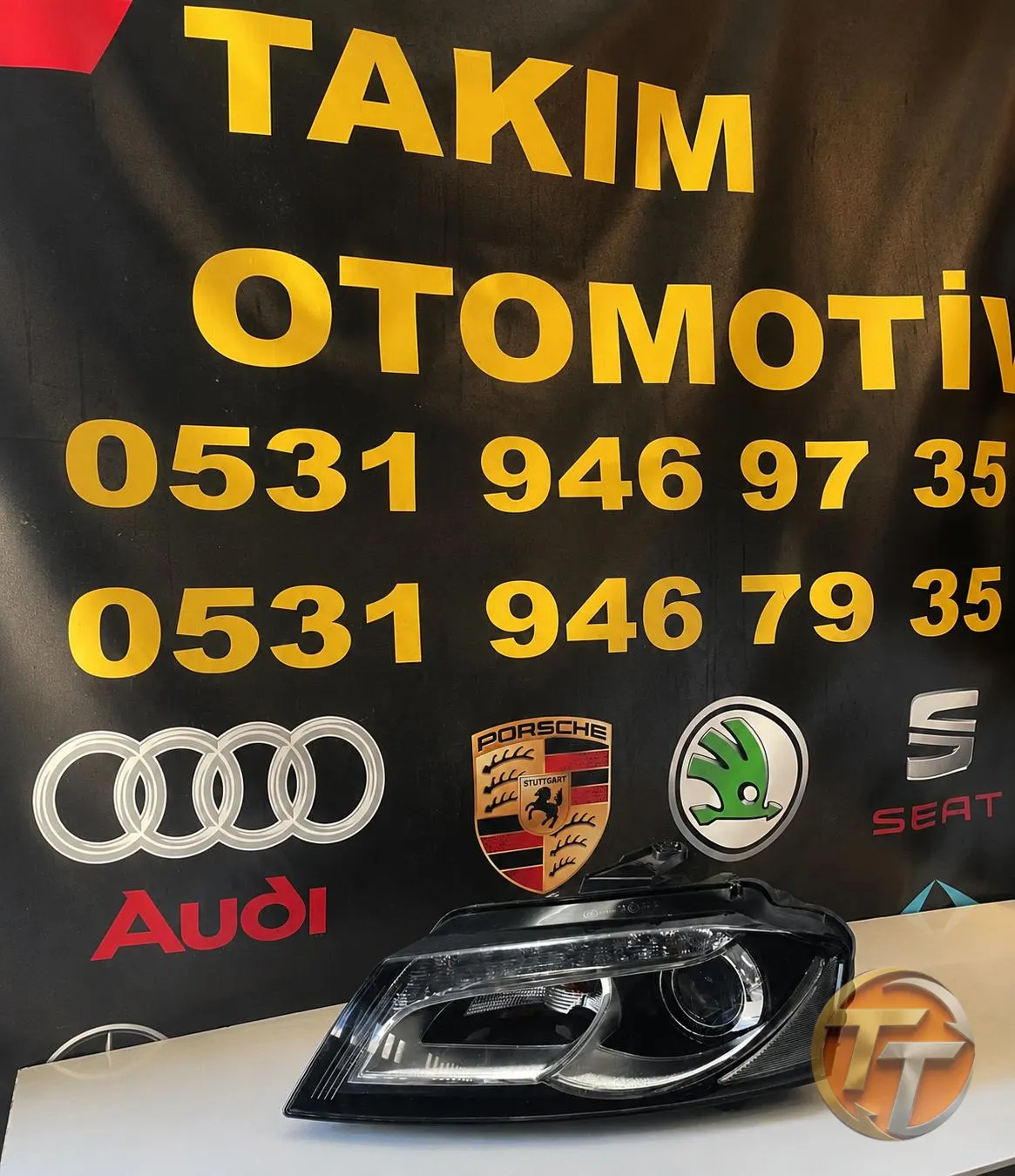 AUDİ A3 SOL FAR XENON 1EL009648-09 2008-2013