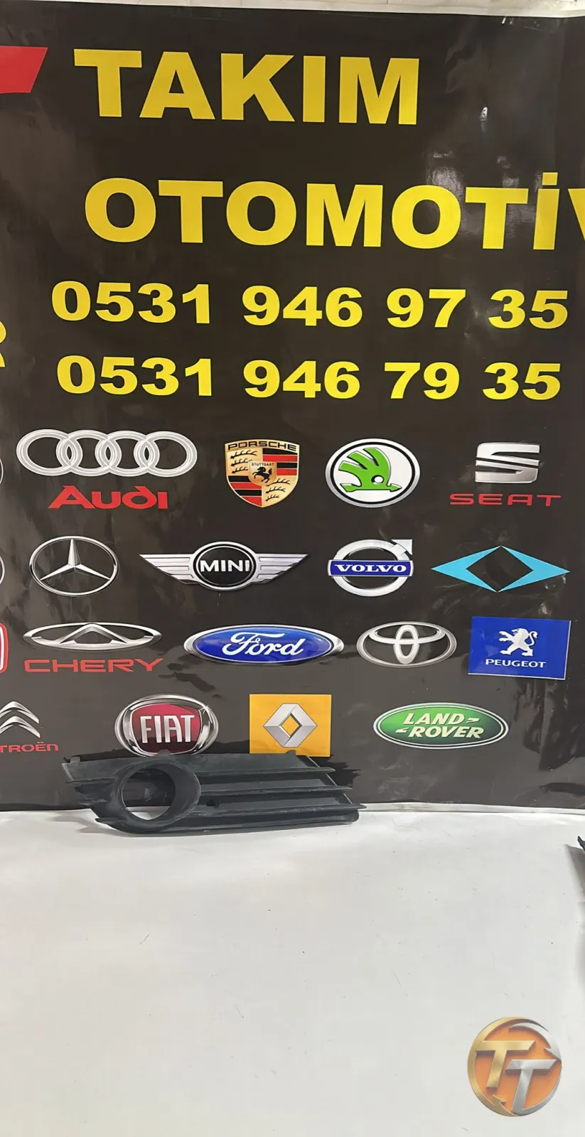 Opel Astra h sağ sis çerçeve