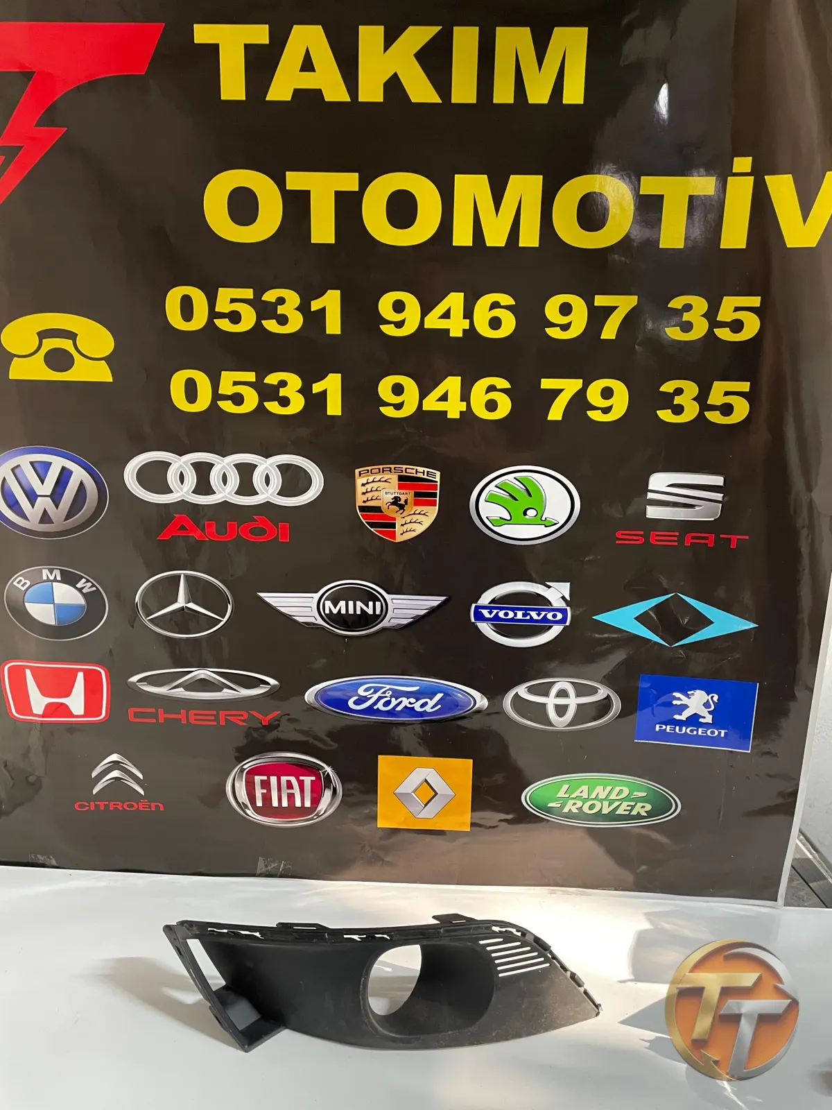 Renault Megane 4 Sol Sis Farı Çercevesi