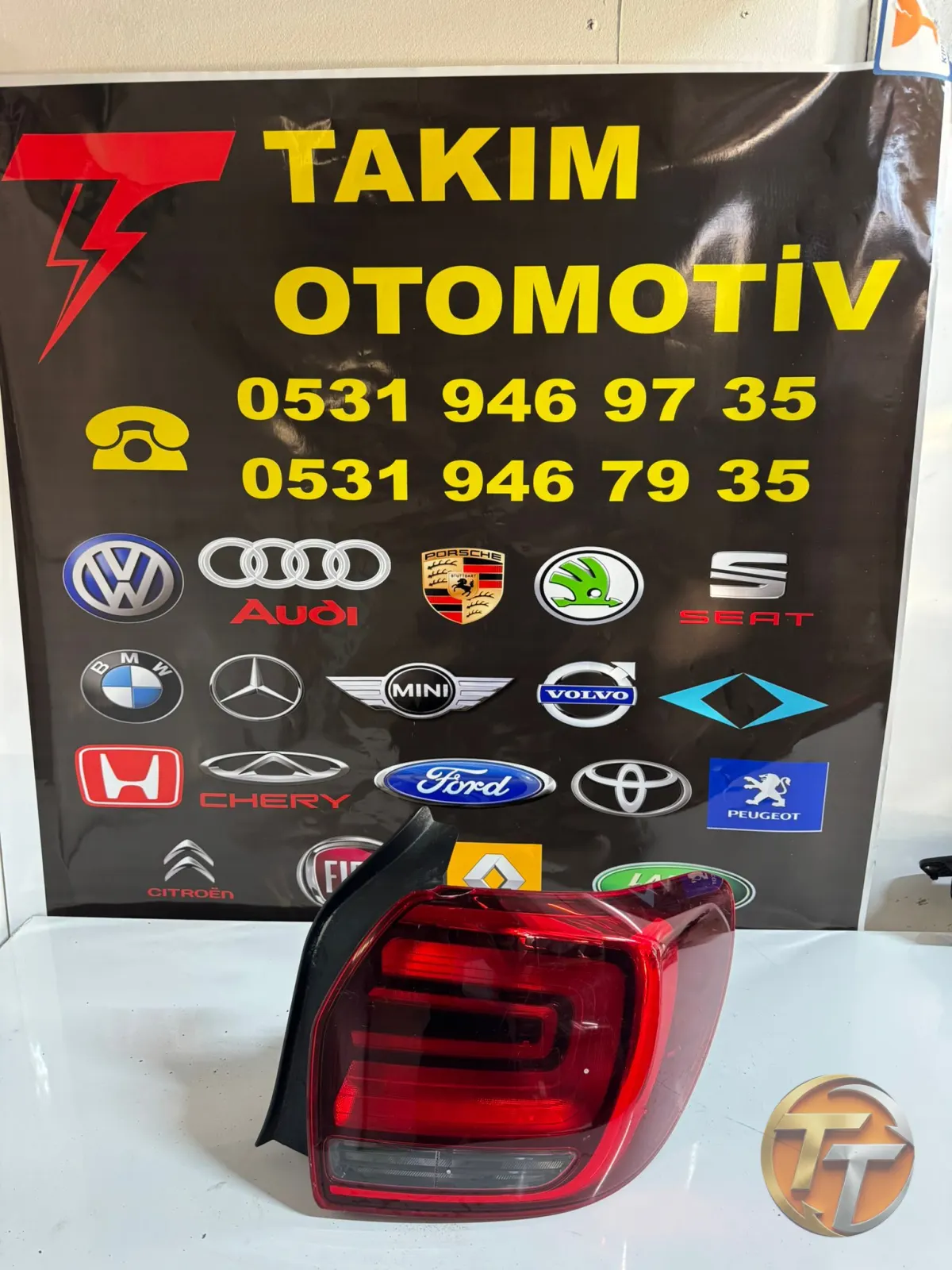 Renault symbol Joy sağ stop Ledli 265505392R