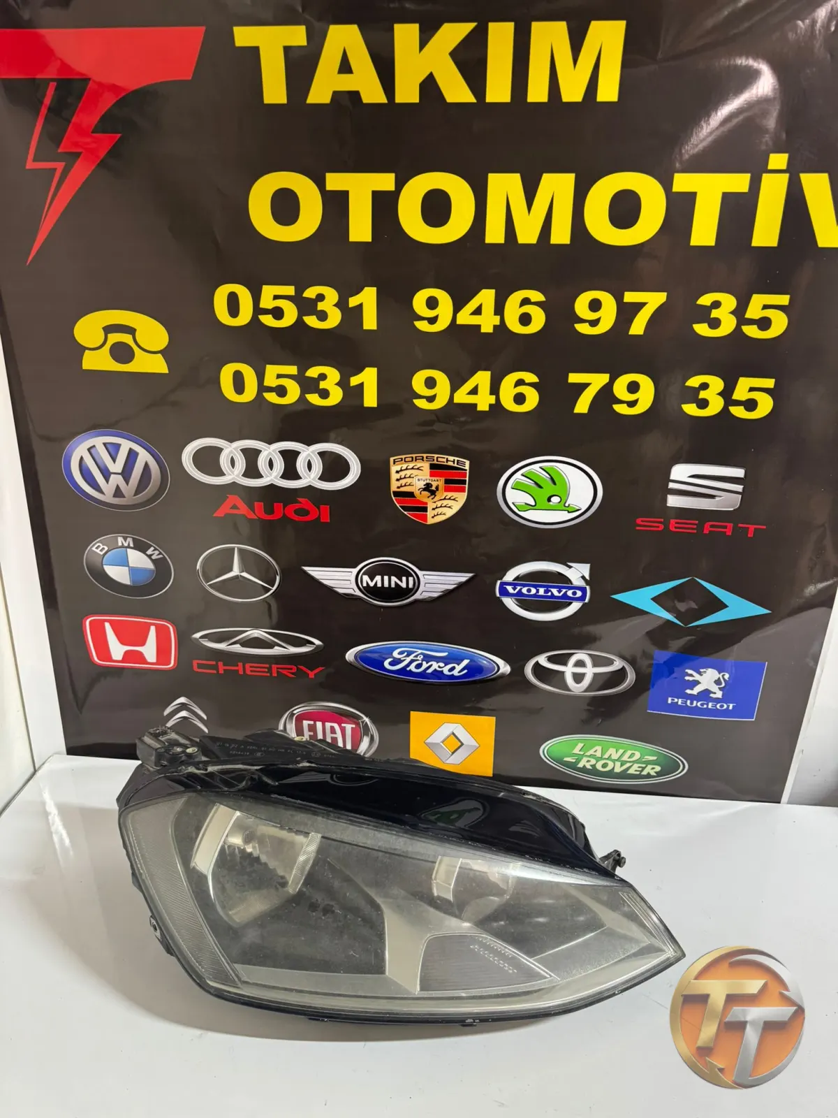 VOLKSWAGEN  GOLF 7  SAĞ FAR