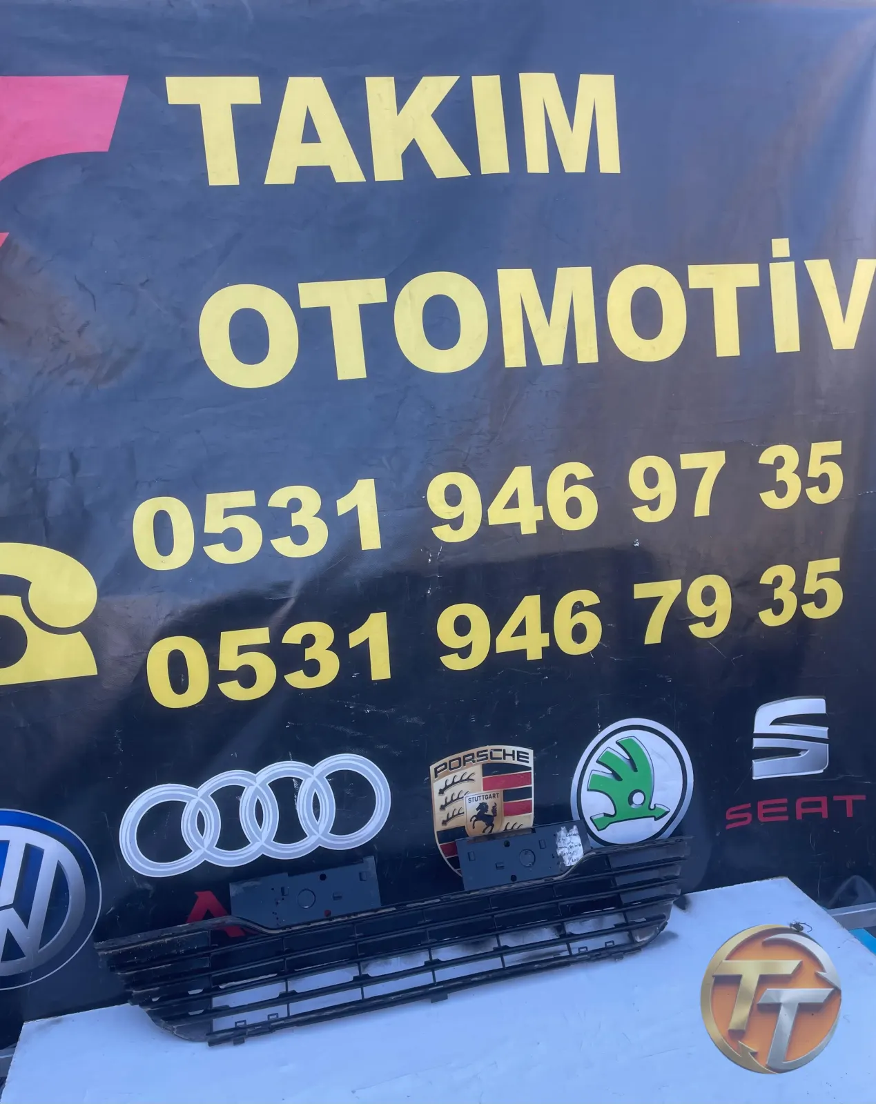 CİTROEN C4 ÖN TAMPON ORTA IZGARA 07-13