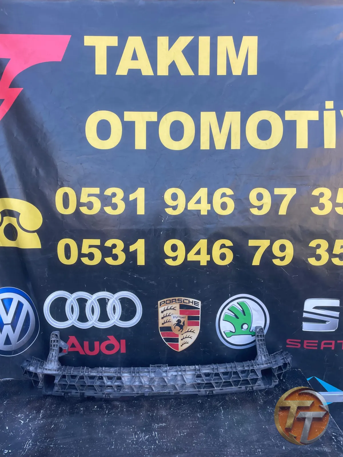 VOLKSWAGEN TRANSPORTER T7 ÖN TAMPON İÇ ORTA BRAKET 7E0807699A