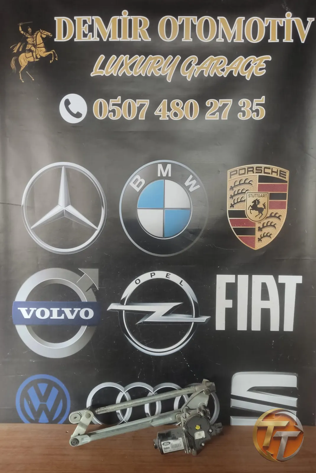 FORD COUİRER ÖN SİLECEK MOTORU VE MEKANİZMASI ORJİNAL ET76-17500-AE