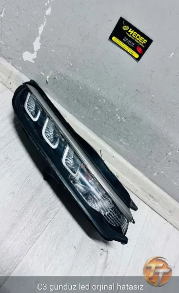 Citroen C3 Gündüz LED Farı Orijinal Hatasız