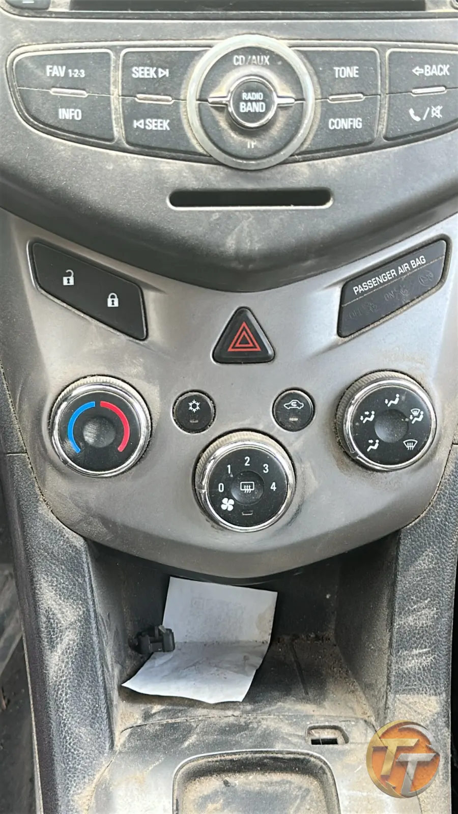 Chevrolet Aveo klima paneli