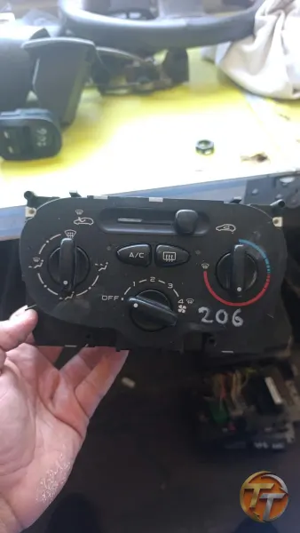 Peugeot 206 klima kontrol paneli