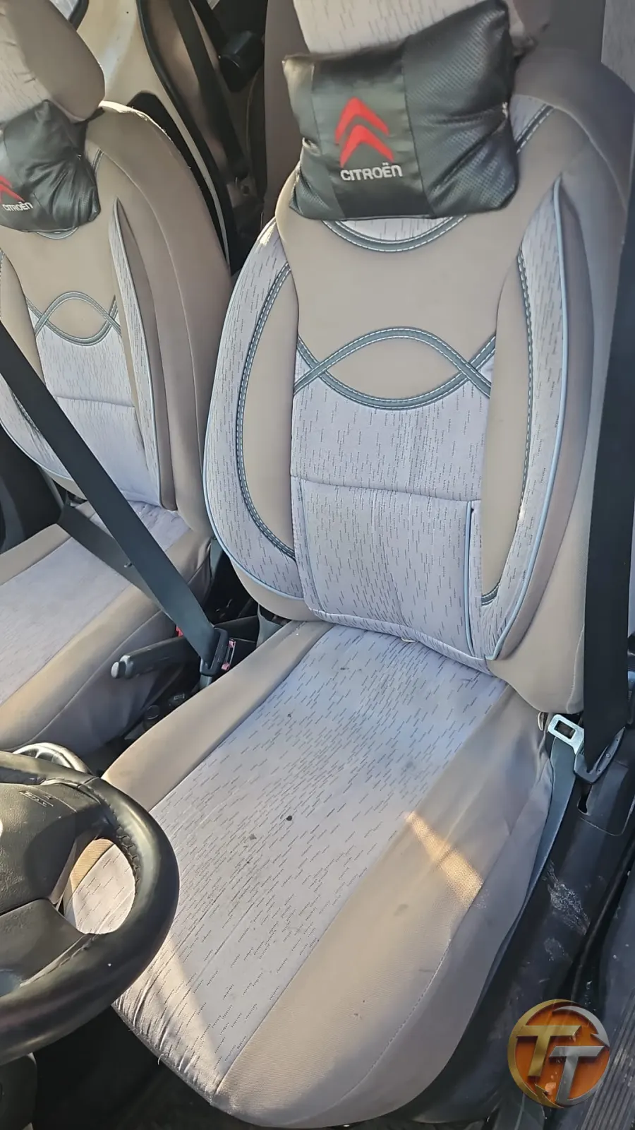 Citroën Uyumlu Oto Koltuk Kılıfı ve Boyun Yastığı