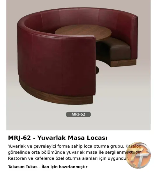 MRJ-62 Yuvarlak Masa Locası