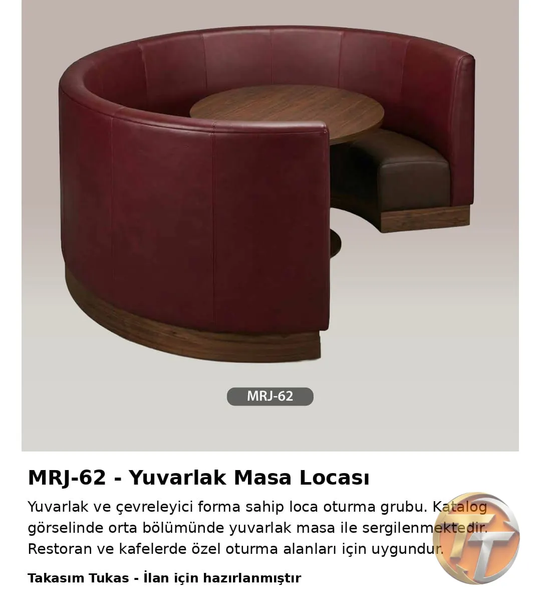 MRJ-62 Yuvarlak Masa Locası