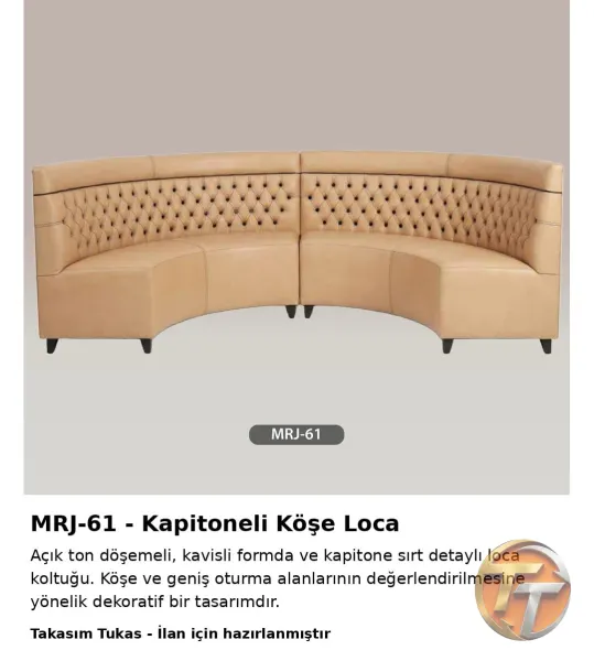 MRJ-61 Kapitoneli Köşe Loca