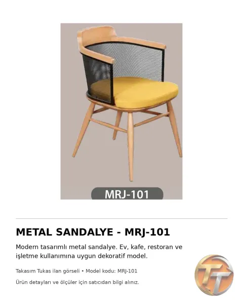 MRJ-101 Metal Sandalye