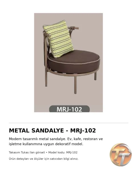 MRJ-102 Metal Sandalye