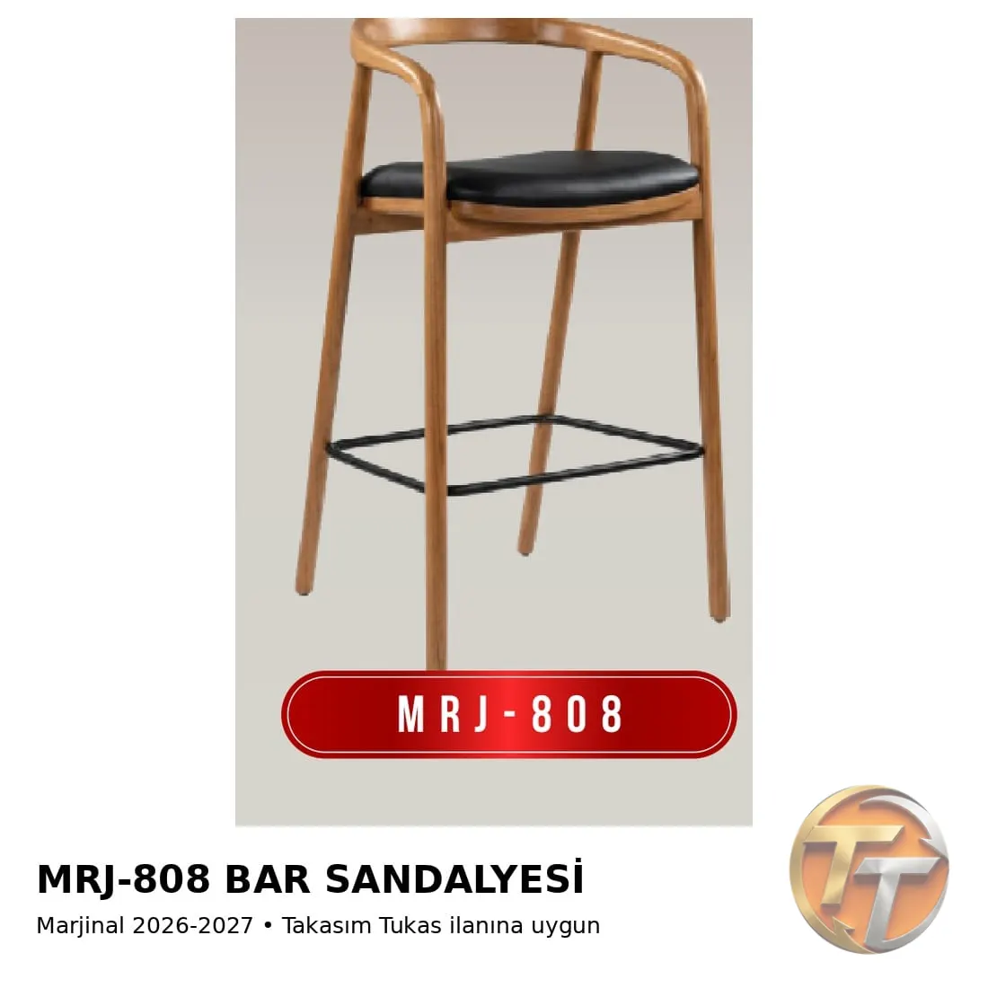 MRJ-808 Bar Sandalyesi