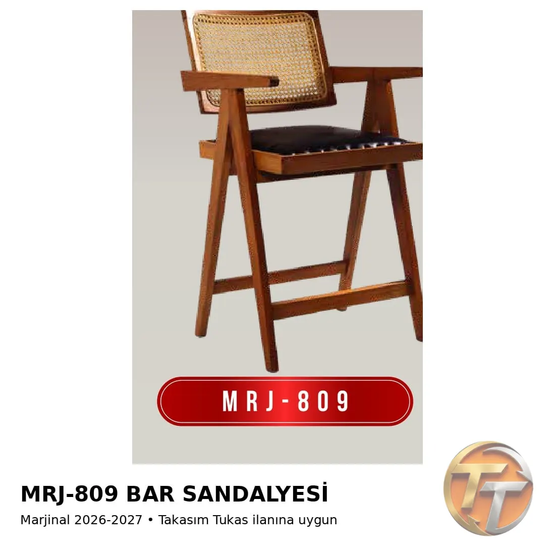 MRJ-809 Bar Sandalyesi