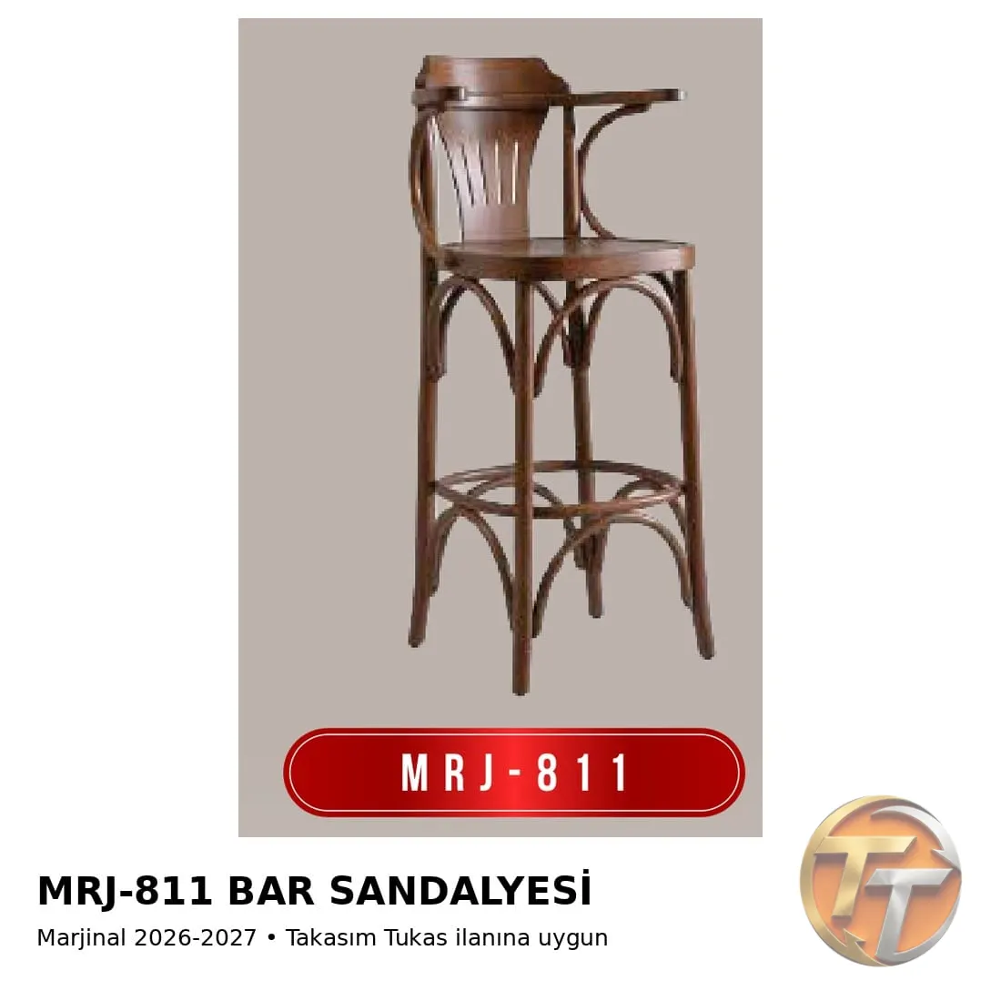 MRJ-811 Bar Sandalyesi