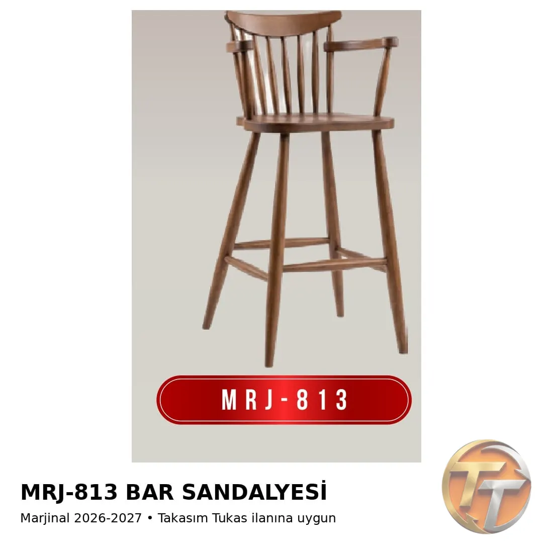 MRJ-813 Bar Sandalyesi