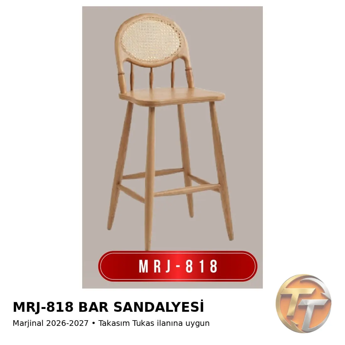 MRJ-818 Bar Sandalyesi