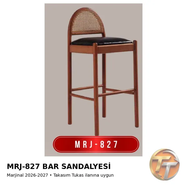 MRJ-827 Bar Sandalyesi