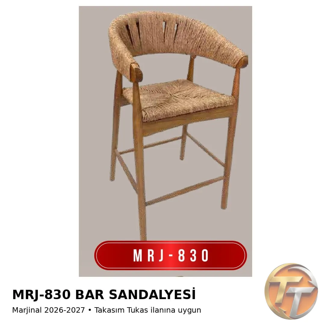 MRJ-830 Bar Sandalyesi