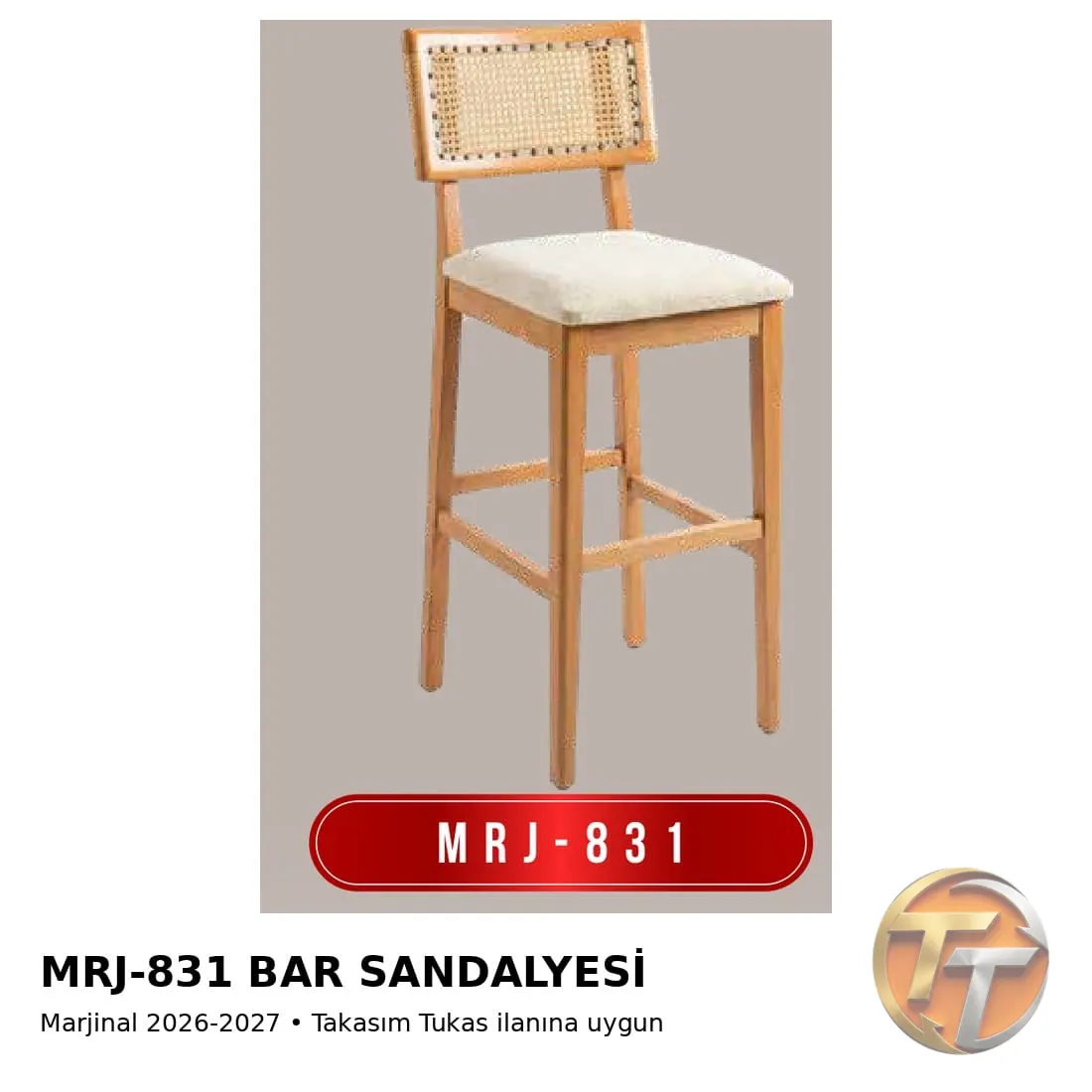 MRJ-831 Bar Sandalyesi