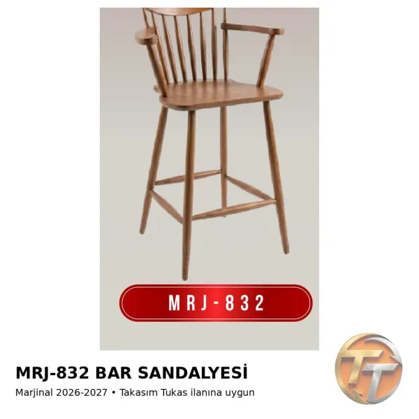 MRJ-832 Bar Sandalyesi