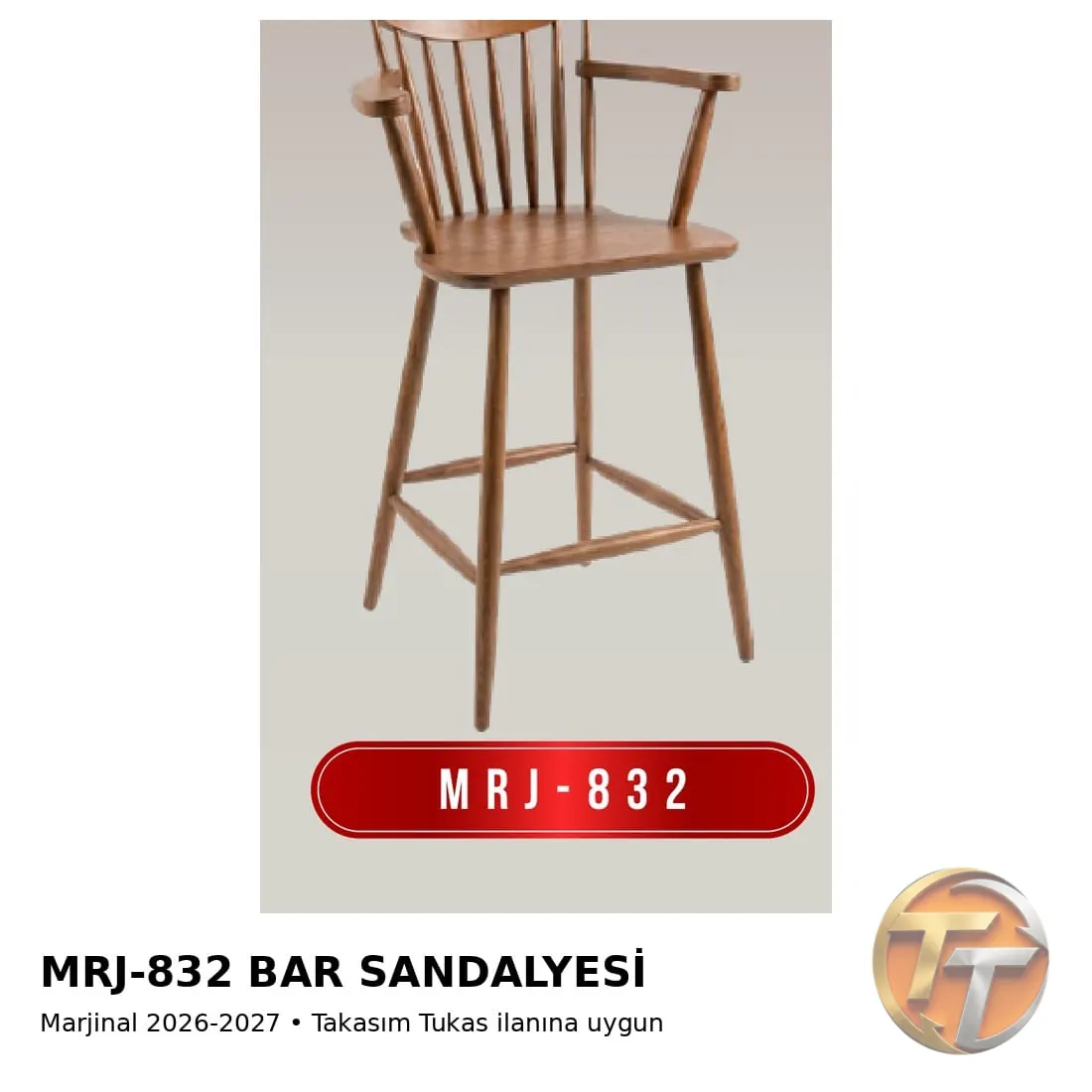 MRJ-832 Bar Sandalyesi