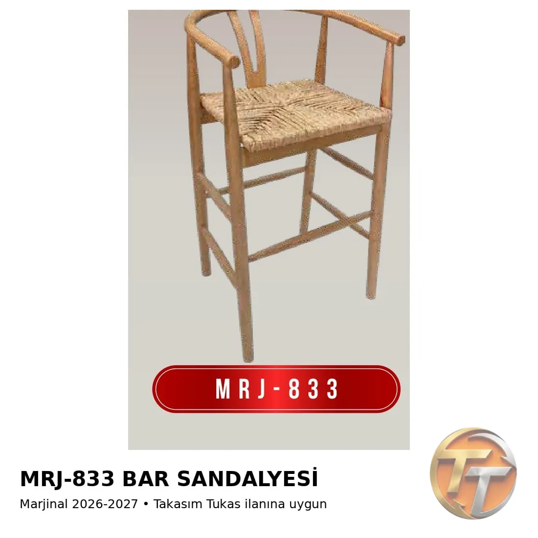 MRJ-833 Bar Sandalyesi