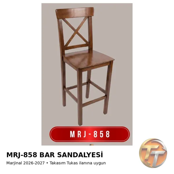 MRJ-858 Bar Sandalyesi