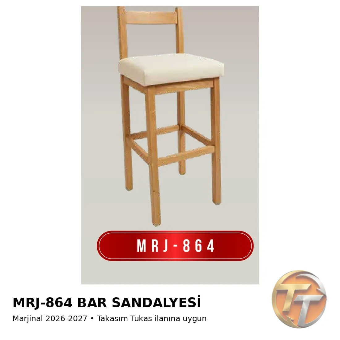 MRJ-864 Bar Sandalyesi