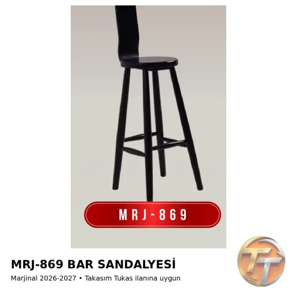 MRJ-869 Bar Sandalyesi