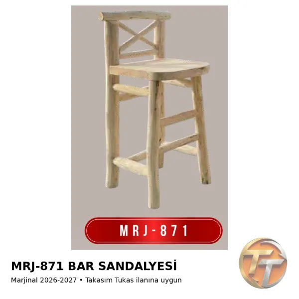 MRJ-871 Bar Sandalyesi
