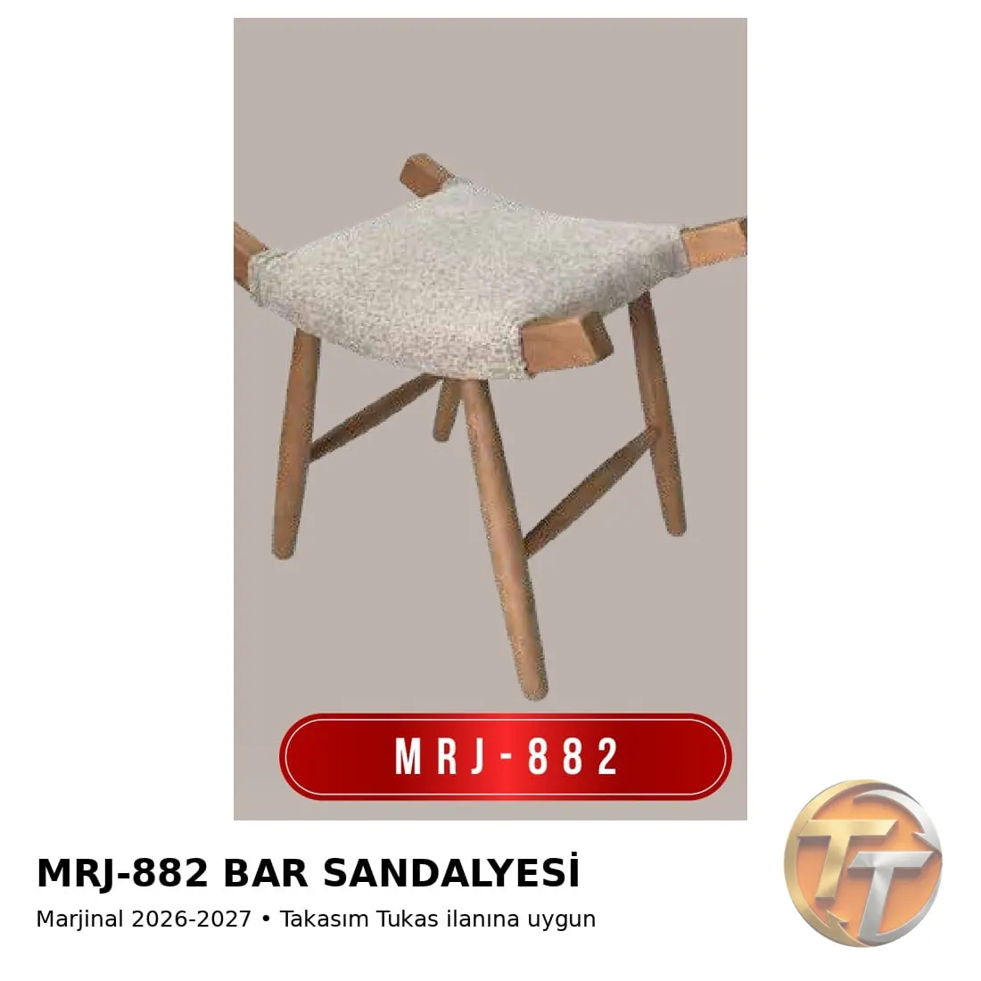 MRJ-882 Bar Sandalyesi