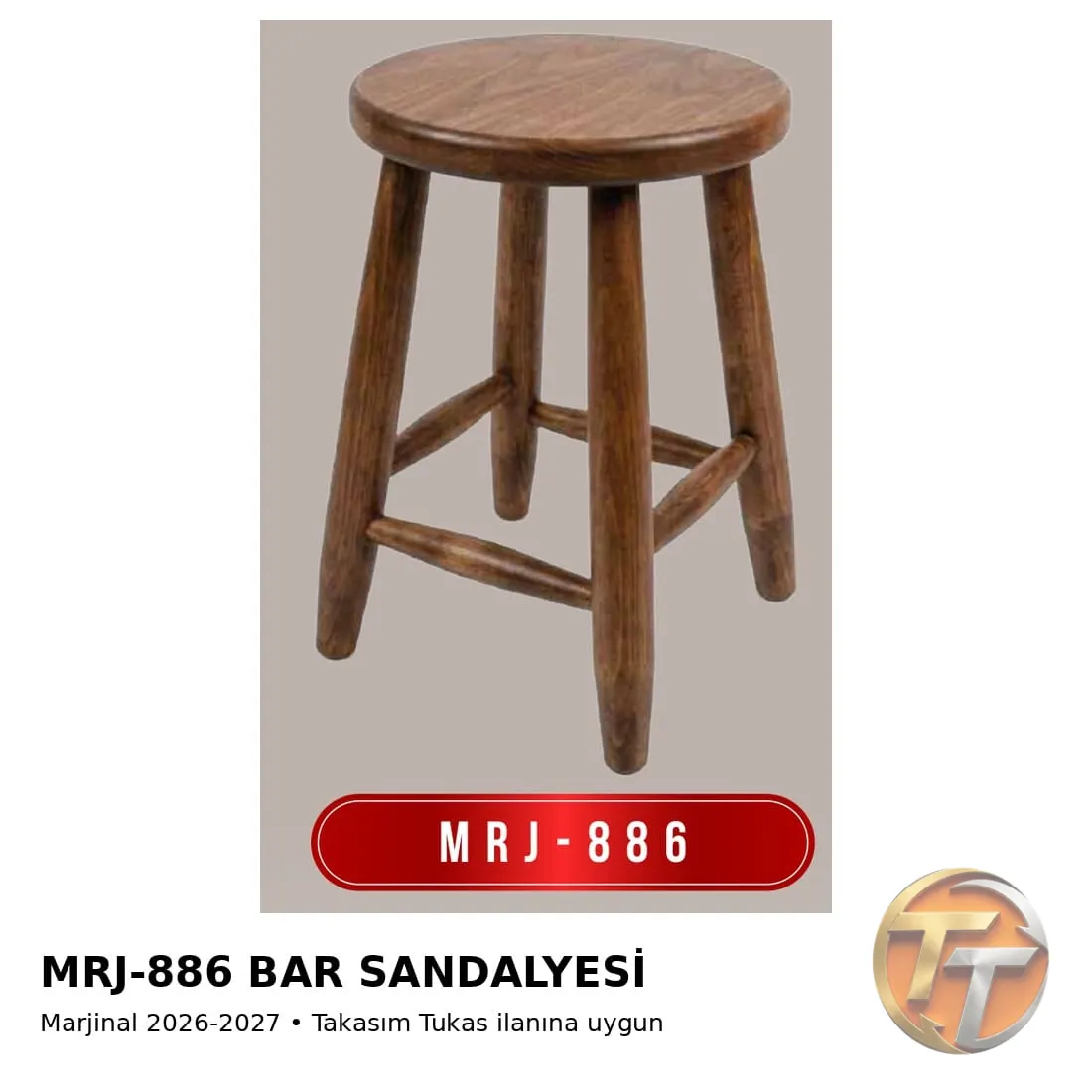 MRJ-886 Bar Sandalyesi