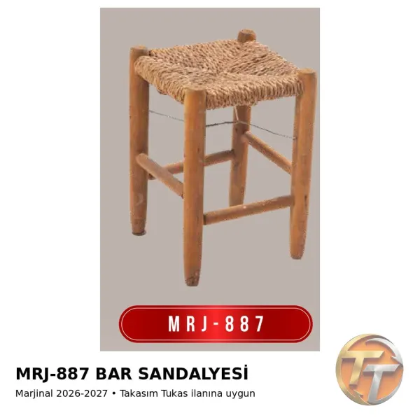 MRJ-887 Bar Sandalyesi
