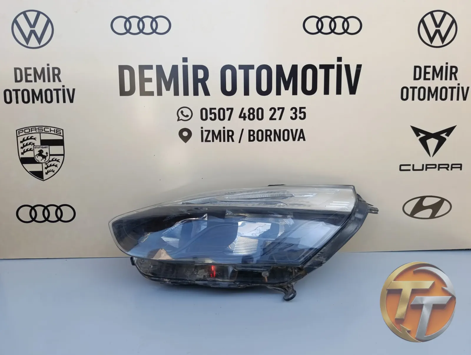 RENAULT CLİO 4 SOL ÖN FAR ORJİNAL ÇIKMA (2)