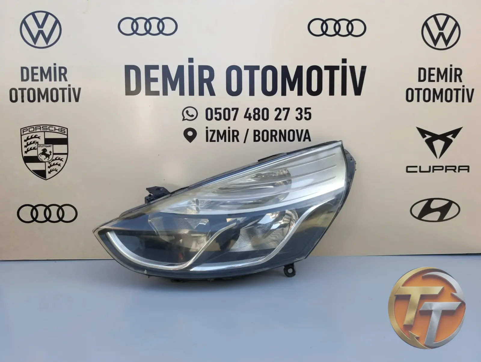 RENAULT CLİO 4 SOL ÖN FAR ORJİNAL ÇIKMA