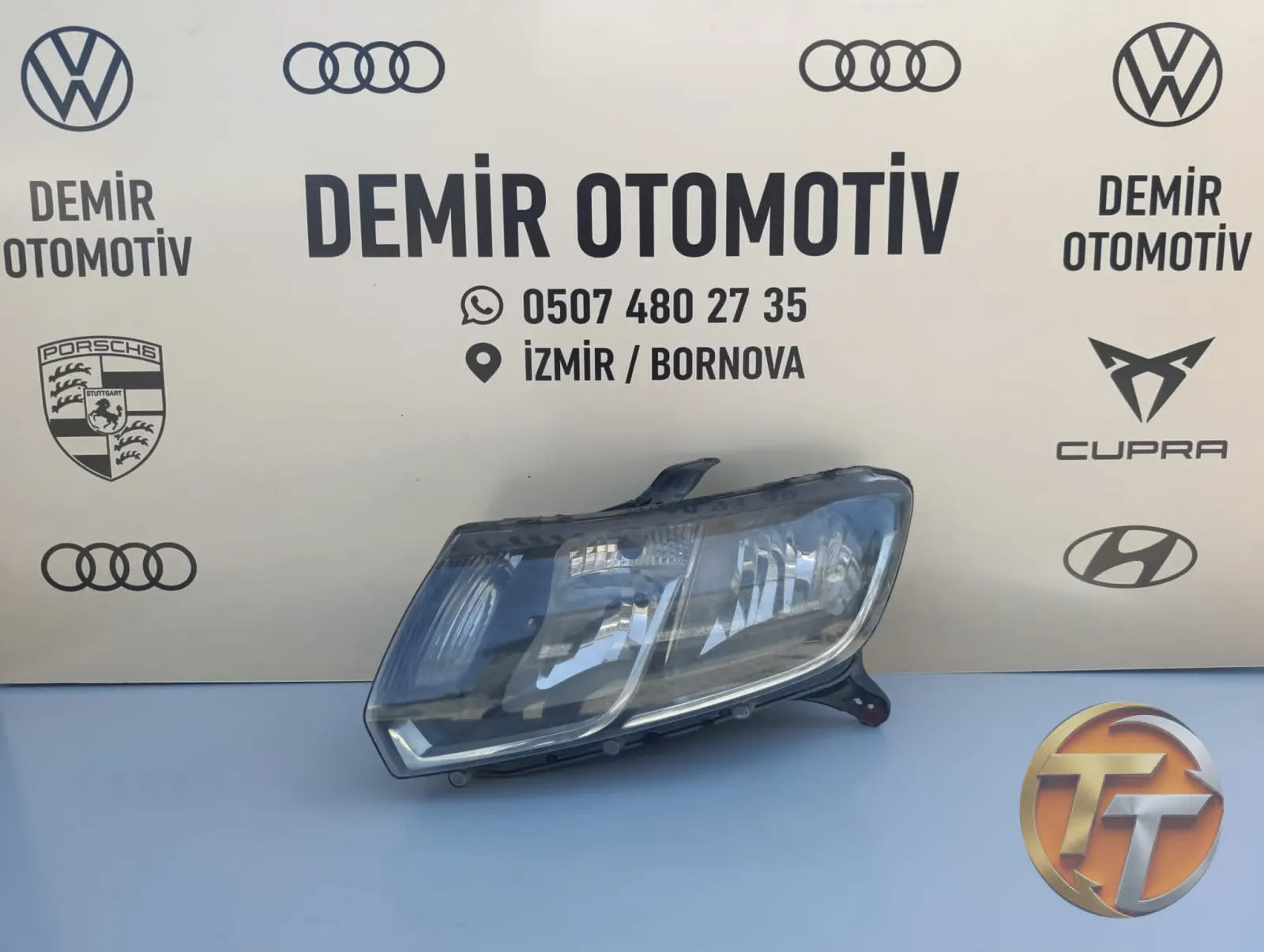 RENAULT SYMBOL SOL ÖN FAR ORJİNAL ÇIKMA 2013-2016