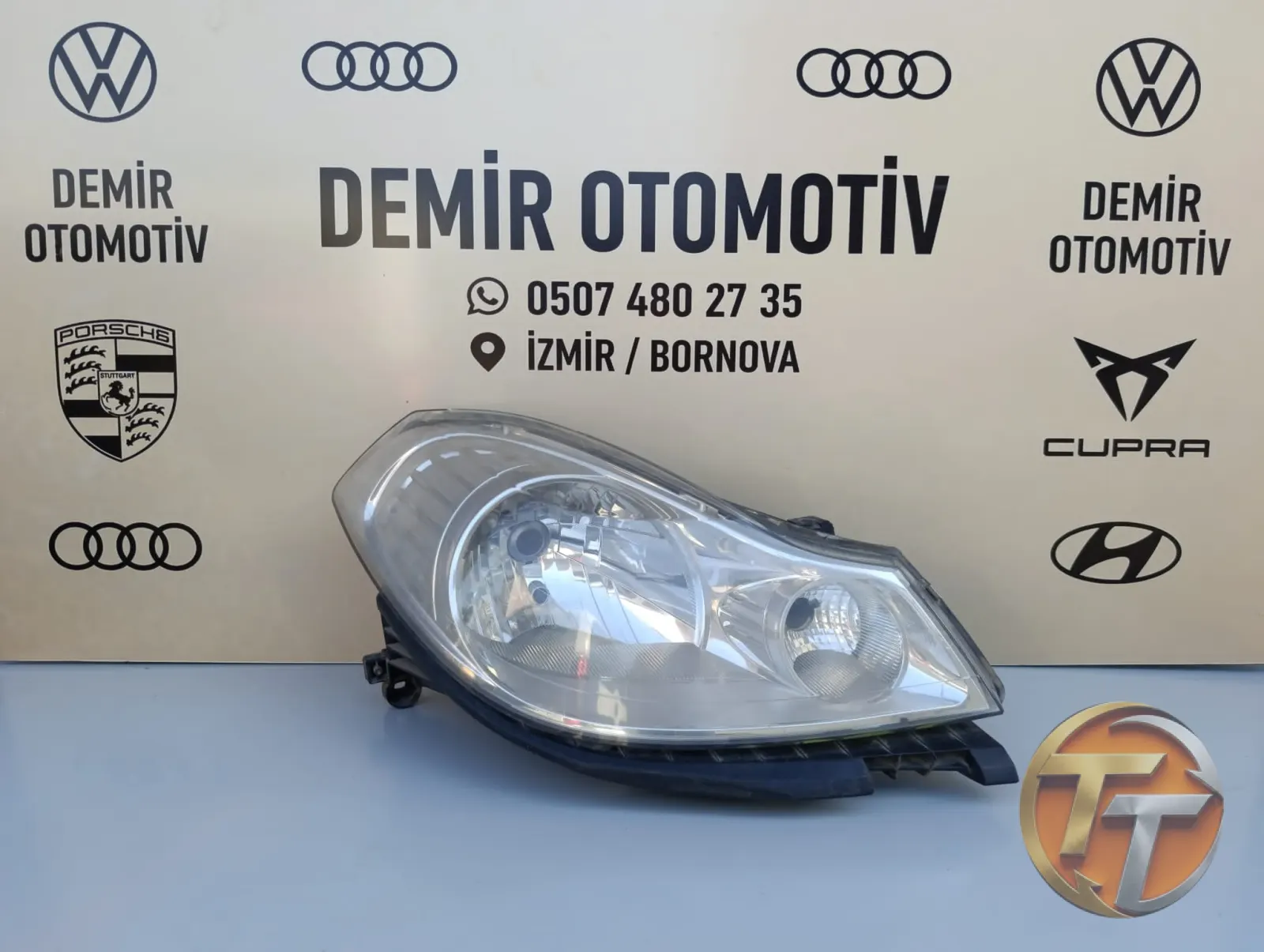 RENAULT SYMBOL THALİA SAĞ ÖN FAR ORJİNAL ÇIKMA 2009-2012