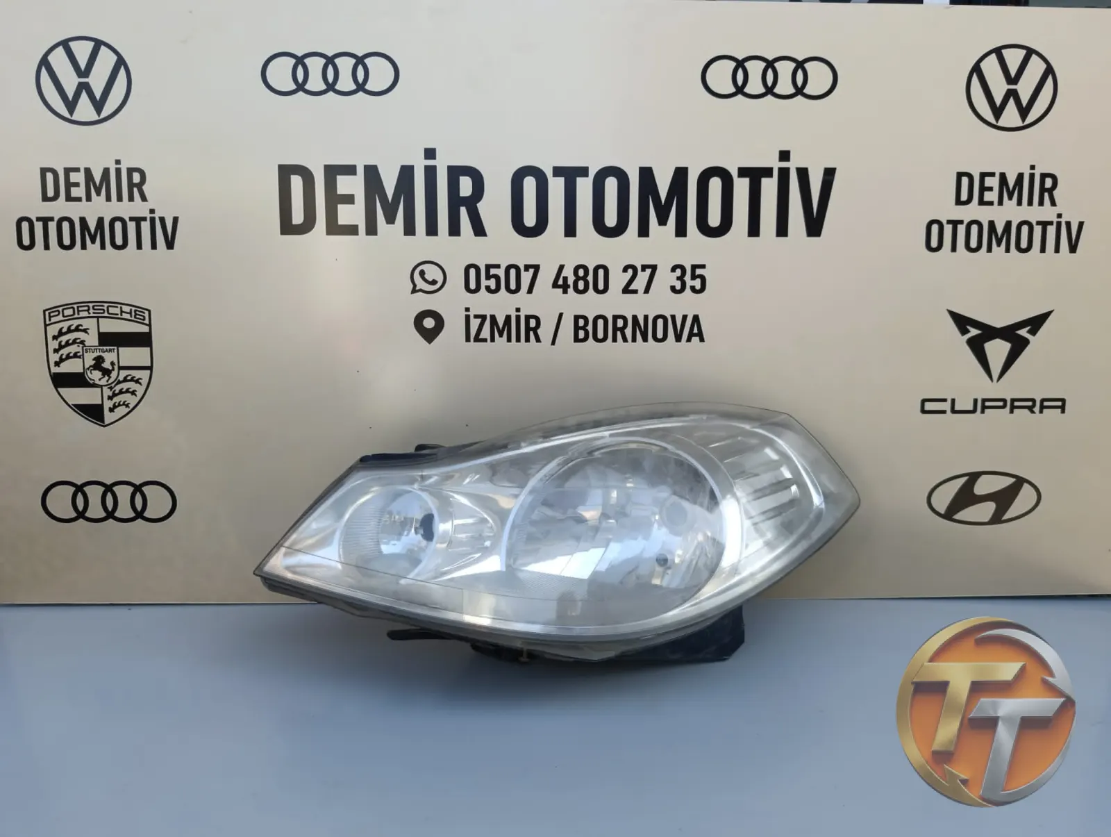 RENAULT SYMBOL THALİA SOL ÖN FAR ORJİNAL ÇIKMA 2009-2012
