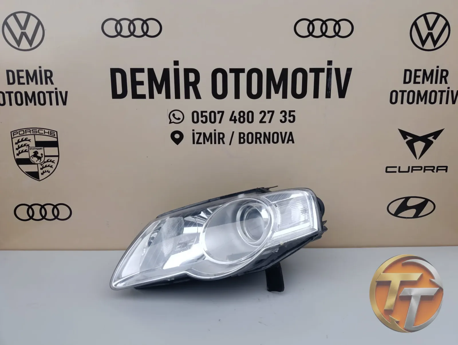 VOLKSWAGEN PASSAT B6 ÖN SOL FAR ORJİNAL ÇIKMA 2006-2010 3C0941005