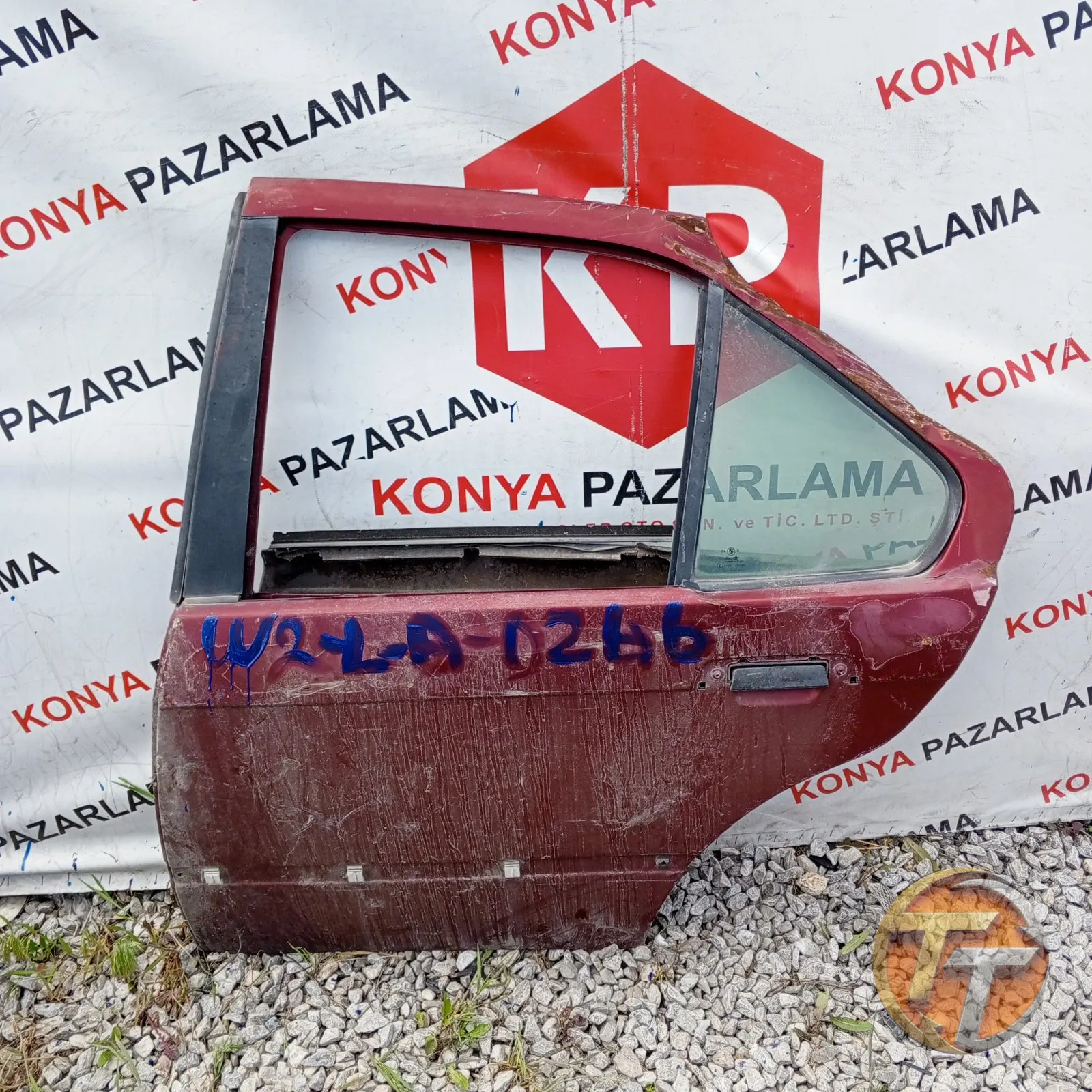 BMW E36 SOL ARKA KAPI W2-R-Ö-0266