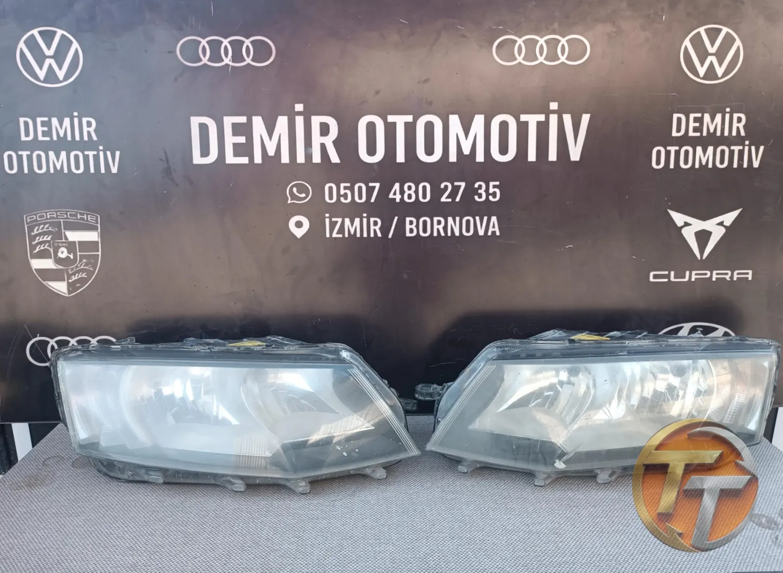 SKODA OCTAVİA 2013-2017 SAĞ SOL FAR ÇIKMA ORJİNAL 5E1941016 5E1941017