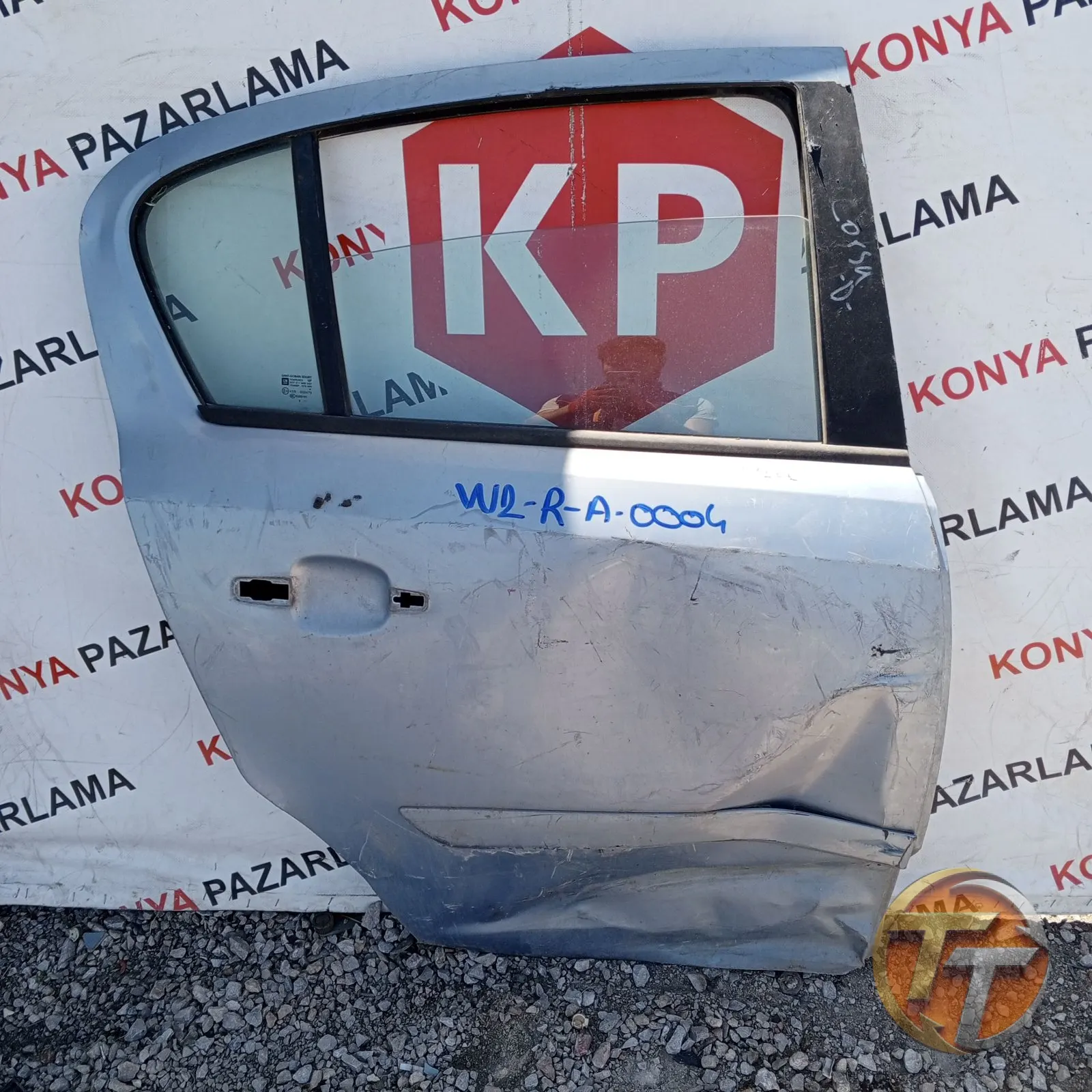 OPEL CORSA D SAĞ ARKA KAPI W2-R-A-0004