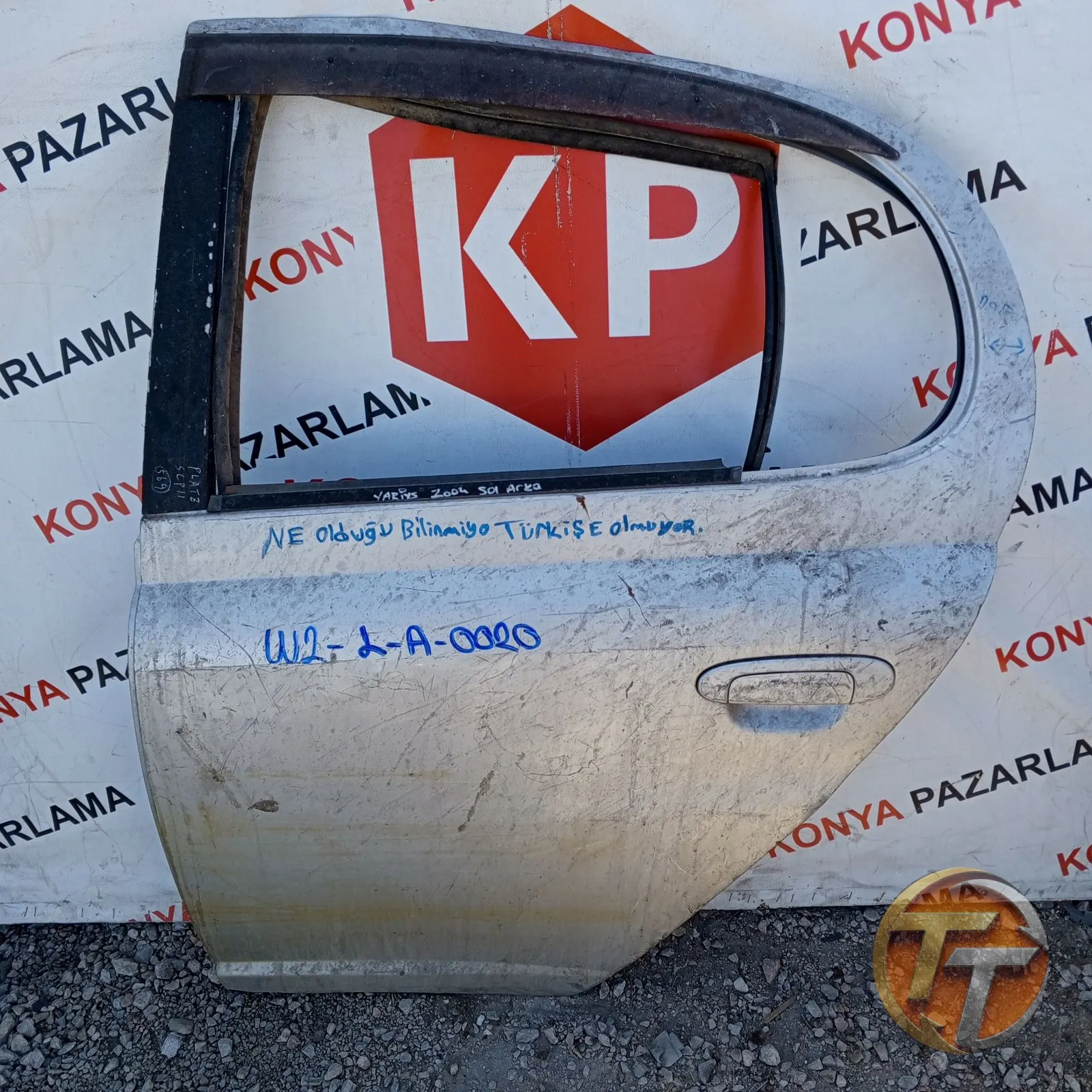 TOYOTA YARİS SOL ARKA KAPI L-A-0020 W2